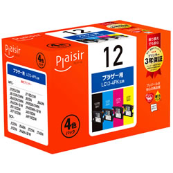Plaisir PLE-BR124P インク 4色パック 汎用品