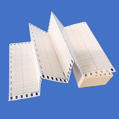 小林クリエイト 100-100-0200 折畳記録紙 1箱(10冊) 純正型番名：B957AWZ