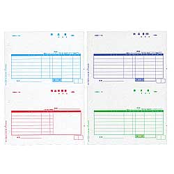 オービック 単票納品書7行  A4(2段) 4110