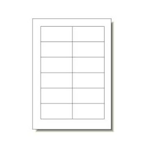 エーワン 28922 インクJETラベル A4判12面四辺余白付