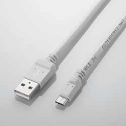 ELECOM MPA-AMB2U08WH 2A対応microUSBケーブル