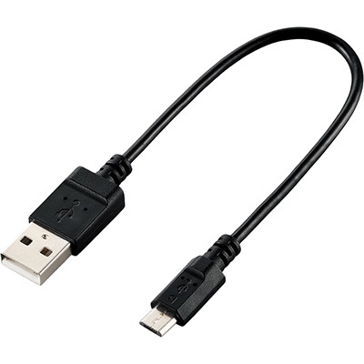 ELECOM U2C-JAMB015BK エコUSB2.0ケーブル（A-microBタイプ）