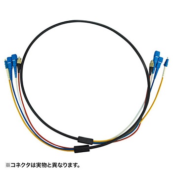 サンワサプライ HKB-LCLCWPRB1-30 防水ロバスト光ファイバケーブル