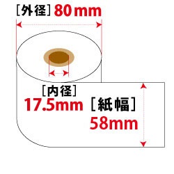 5880TR (W58mm×φ80mm×コア17.5mm 75μ)