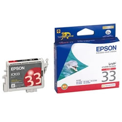 EPSON ICR33 インクカートリッジ レッド 純正