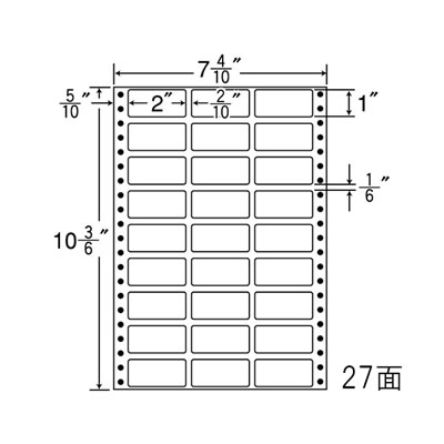 ナナ MT7L 連続ラベル Mタイプ