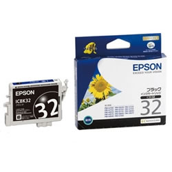 EPSON ICBK32 インクカートリッジ ブラック 純正