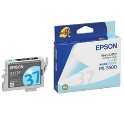 EPSON ICLC37 インクカートリッジ ライトシアン 純正