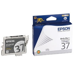 EPSON ICLGY37 インクカートリッジ ライトグレー 純正