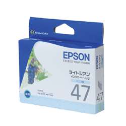 EPSON ICLC47 インクカートリッジ ライトシアン 純正