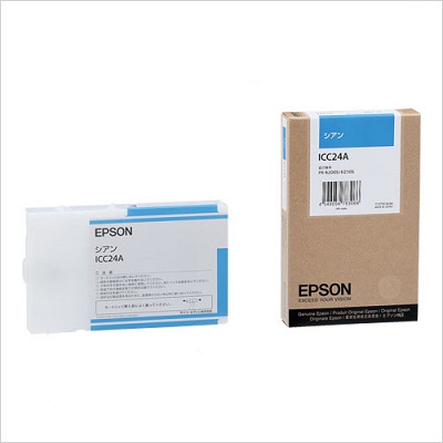 EPSON ICC24A インクカートリッジ シアン 純正