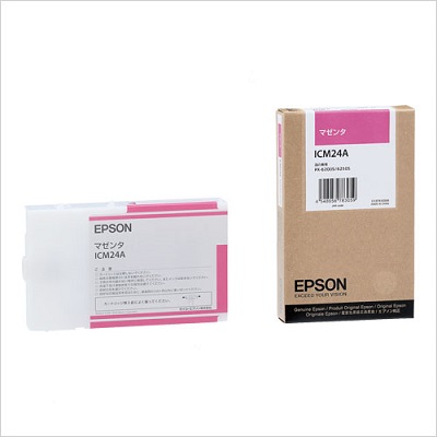 EPSON ICM24A インクカートリッジ マゼンタ 純正