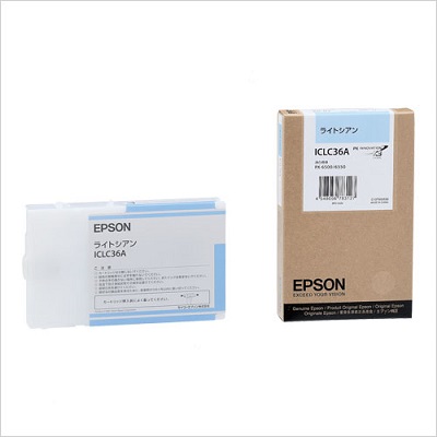 EPSON ICLC36A インクカートリッジ ライトシアン 純正