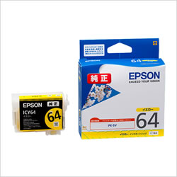 EPSON ICY64 インクカートリッジ イエロー 純正