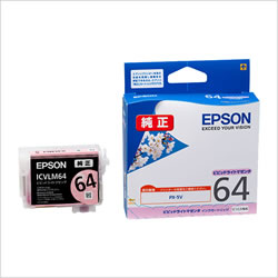 EPSON ICVLM64 インクカートリッジ ビビッドライトマゼンタ 純正