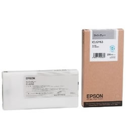 EPSON ICLGY63 インクカートリッジ ライトグレー 純正