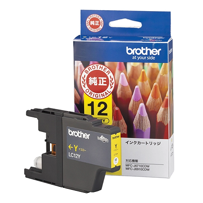 BROTHER LC12Y インクカートリッジ イエロー