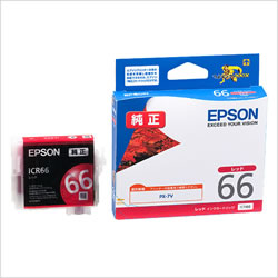 EPSON ICR66 インクカートリッジ レッド 純正