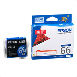 EPSON ICBL66 インクカートリッジ ブルー 純正