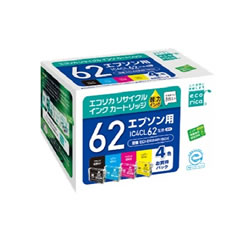 エコリカ ECI-E624P/BOX リサイクルインク 4色パック