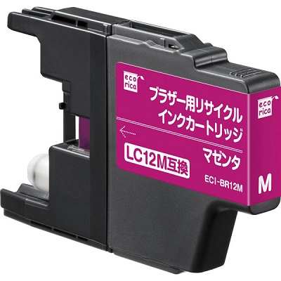 エコリカ ECI-BR12M リサイクルインク マゼンタ