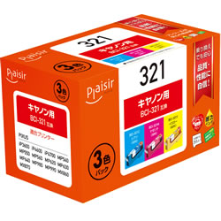 Plaisir PLE-CB3213P インクタンク 3色マルチパック 汎用品