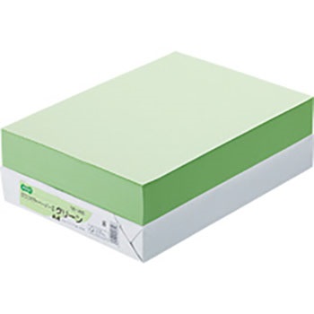 αエコカラーペーパーII AEC-GRA4B グリーン A4 500枚 汎用品