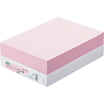 αエコカラーペーパーII AEC-PIA4B ピンク A4 500枚 汎用品