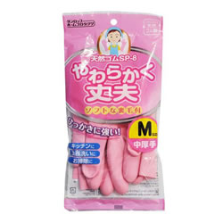 ダンロップ SP-8M 天然ゴム手袋中厚手 Mサイズ