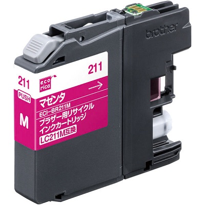 エコリカ ECI-BR211M リサイクルインク マゼンタ