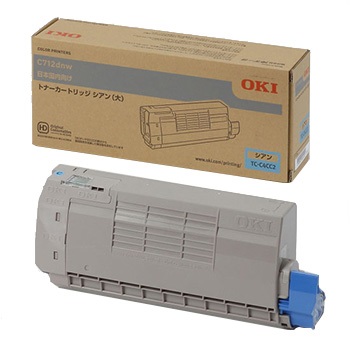 OKI TC-C4CC2 トナーカートリッジ シアン（大） 純正