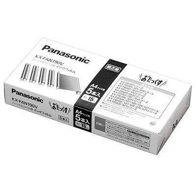 PANASONIC KX-FAN190V インクフィルム 5本入り