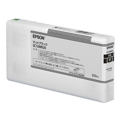 EPSON SC12MB20 SureColor用 インクカートリッジ マットブラック 純正
