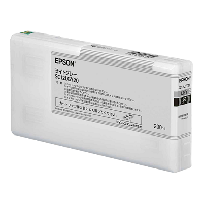EPSON SC12LGY20 SureColor用 インクカートリッジ ライトグレー 純正