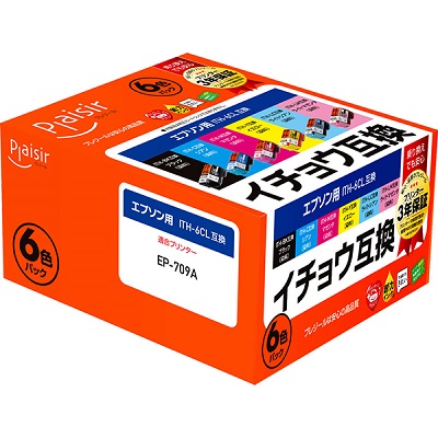 Plaisir PLE-EITH-6P インク 6色パック （染料） 汎用品