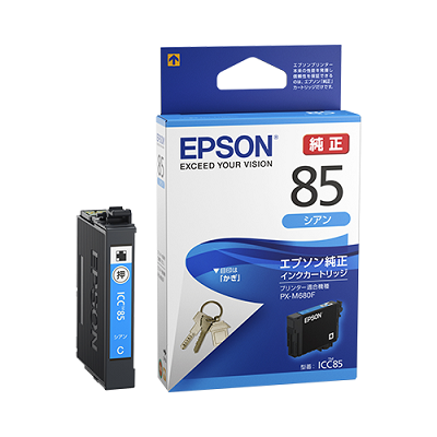 EPSON ICC85 インクカートリッジ シアン