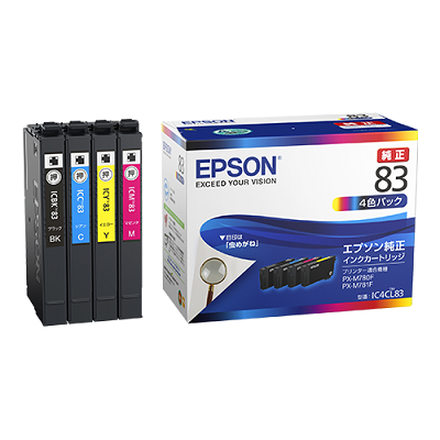 EPSON IC4CL83 インクカートリッジ 4色パック