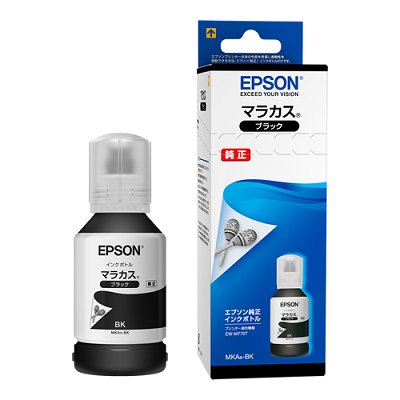 EPSON MKA-BK エコタンク搭載モデル用 インクボトル/マラカス（ブラック）/140ml