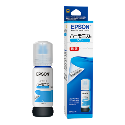 EPSON HNA-C エコタンク搭載モデル用 インクボトル/ハーモニカ（シアン）/70ml