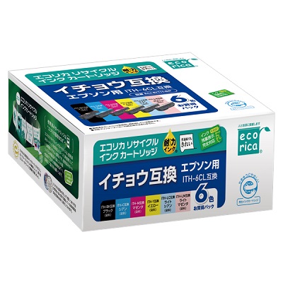 エコリカ ECI-EITH-6P リサイクルインク 6色BOX