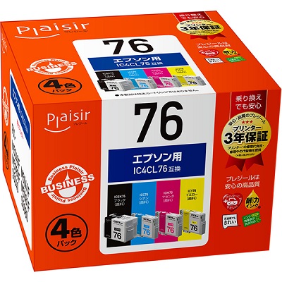 Plaisir BPL-E76-4Pインク 4色パック 汎用品