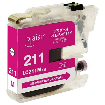 Plaisir PLE-BR211M インク マゼンタ 汎用品
