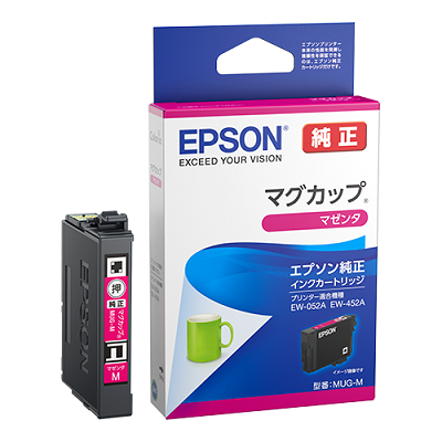 EPSON MUG-M インクカートリッジ/マグカップ マゼンタ 純正