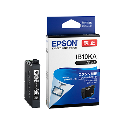 EPSON IB10KA インクカートリッジ/カードケース（ブラック） 純正