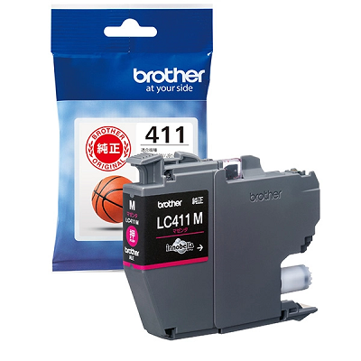 BROTHER LC411M インクカートリッジ マゼンタ 純正