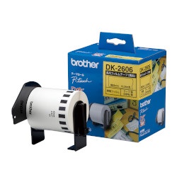 BROTHER DK-2606 DKテープ 長尺フィルムテープ 黄色