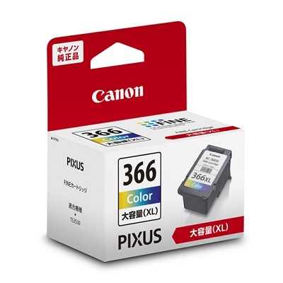 CANON 4990C001 BC-366XL FINEカートリッジ 3色カラー　大容量