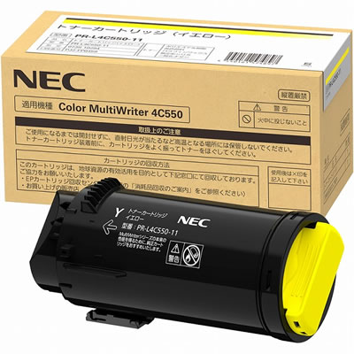 NEC PR-L4C550-11 トナーカートリッジ  イエロー 純正