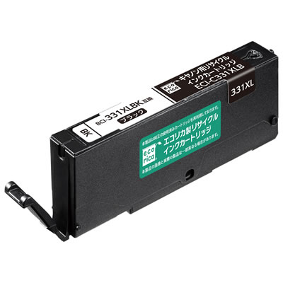エコリカ ECI-C331XLB リサイクルインク ブラック
