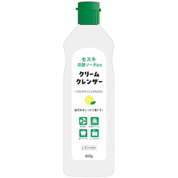 ミツエイ 040818 クリームクレンザーホワイト セスキ炭酸配合 400g